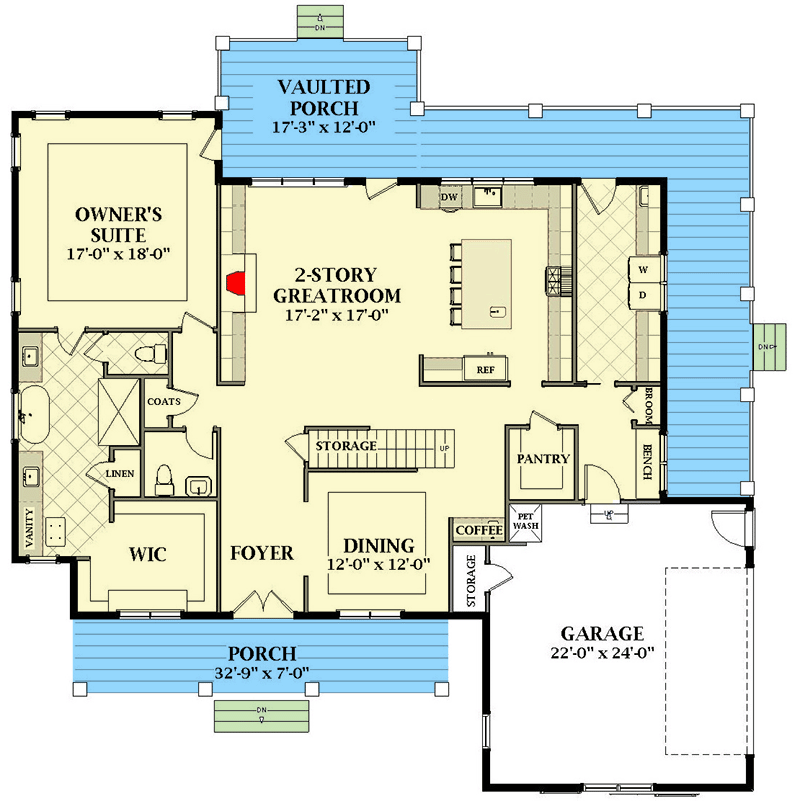 Unlocking the Grandeur Living in Two Story Great Room Designs 1