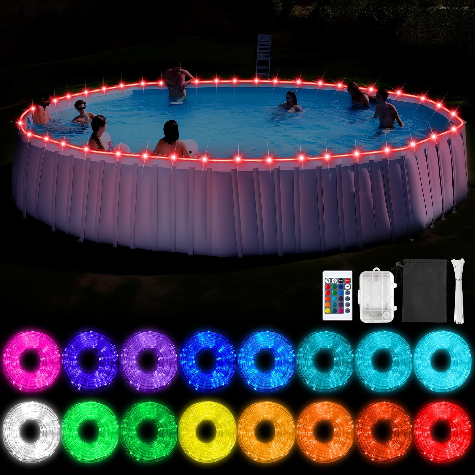 Unlocking the Magic of Your Above Ground Pool with LED Lighting 3