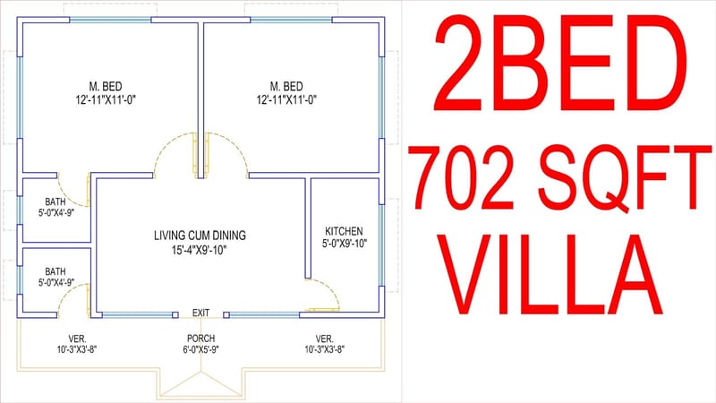 Unlocking the Potential of 700 Square Feet for Two Bedrooms 2