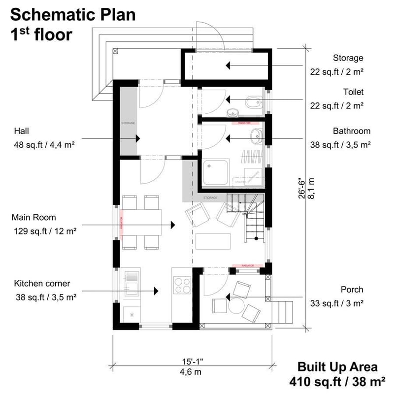 Unlocking the Potential of Compact 3-Bedroom Home Layouts 2