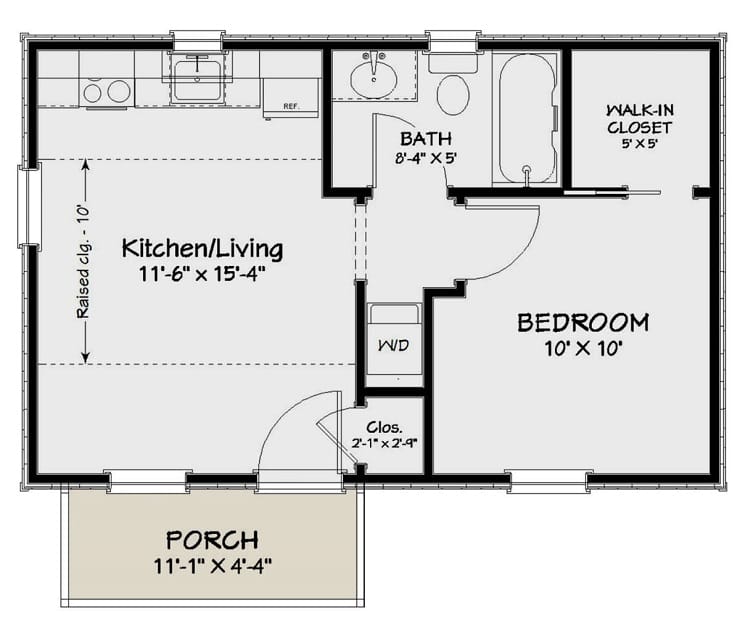 Unlocking the Potential of Your One Bedroom Home Floor Plan 1