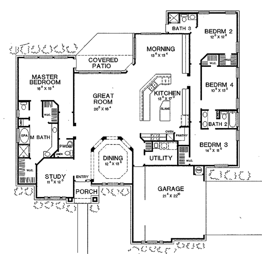 Unlocking the Secrets of a Seamless 4-Bedroom Ranch Layout for Modern Families 4