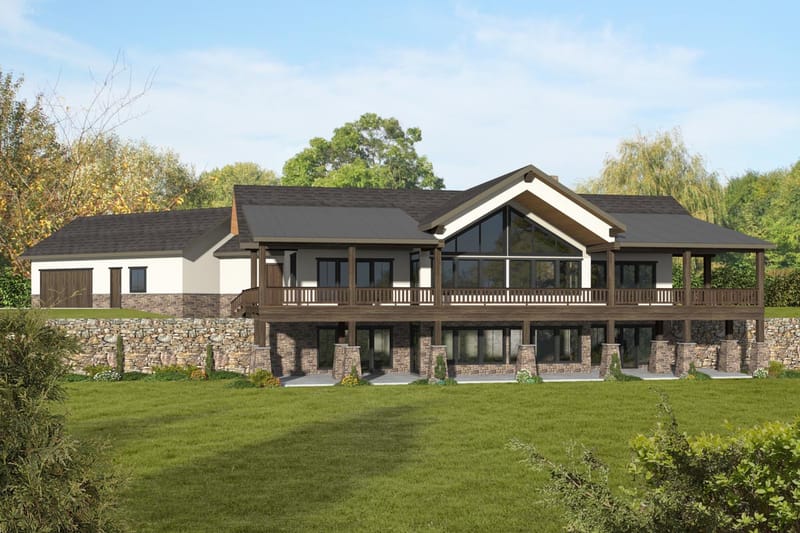 Unlocking the Waterfront Dream Masterpieces in Walkout Basement Lake Home Plans 1