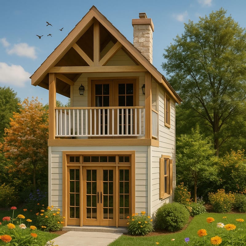 Unlocking Vertical Living The Genius of Two Story Tiny House Plans 5