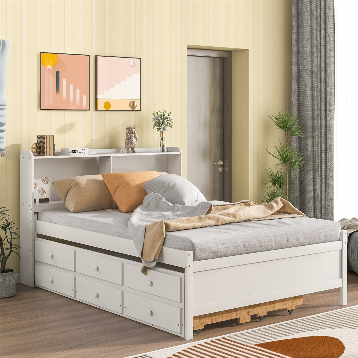 Unlocking Your Bedroom's Potential The Full Size Bed With Trundle and 3