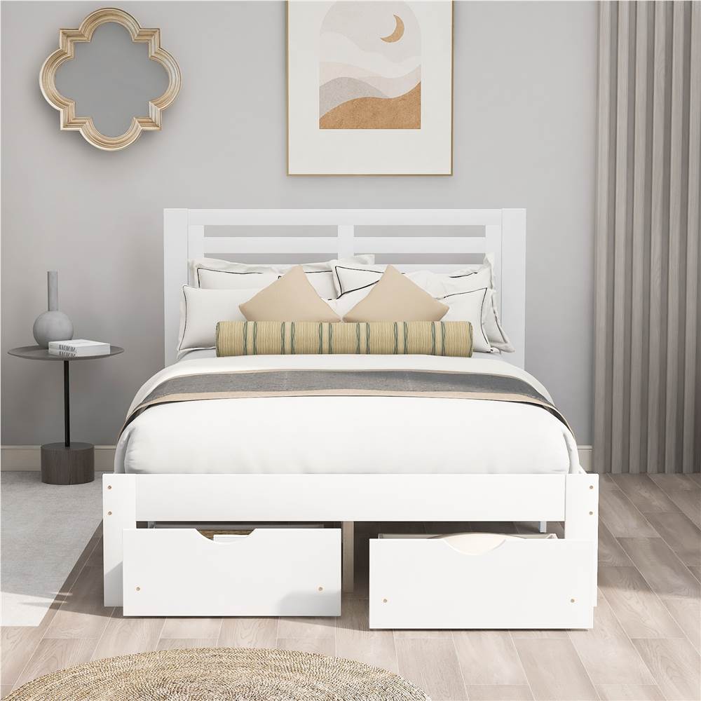 Unlocking Your Bedroom's Potential with a White Full Storage Bed Frame 3