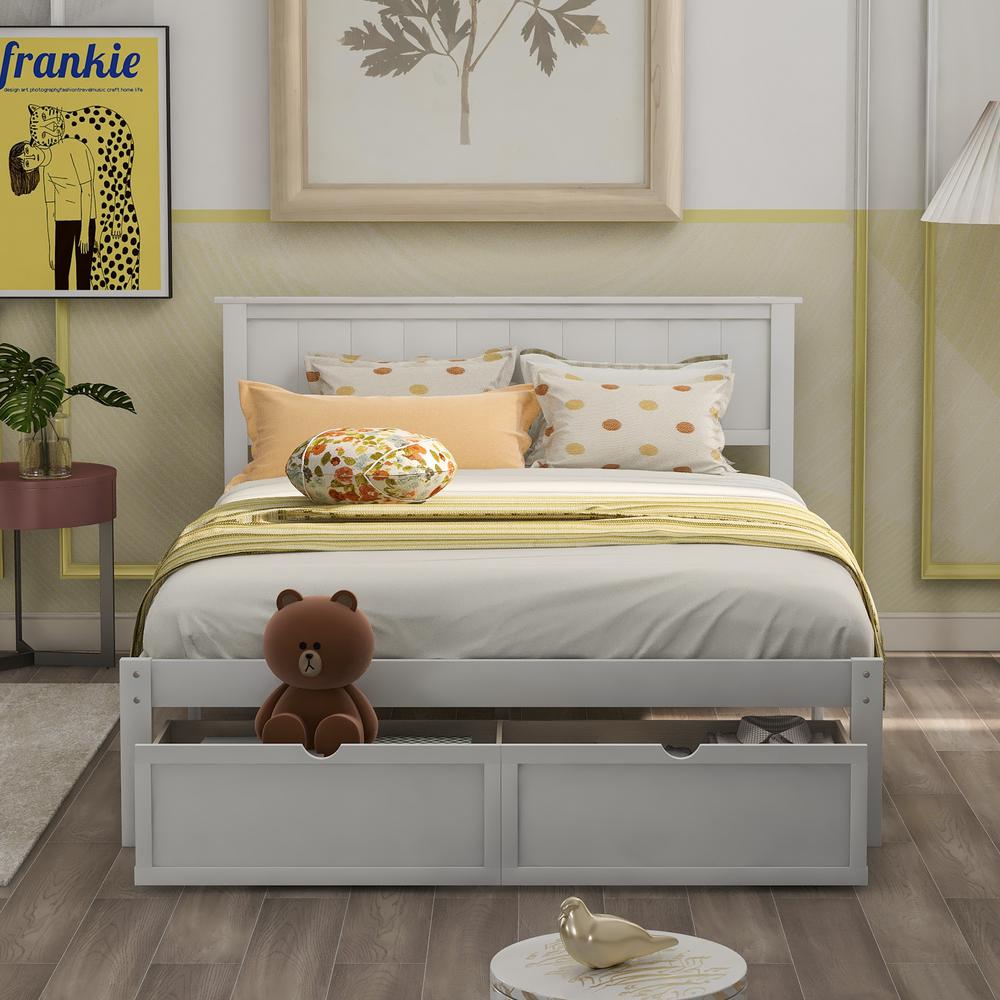 Unlocking Your Bedroom's Potential with a White Full Storage Bed Frame 4