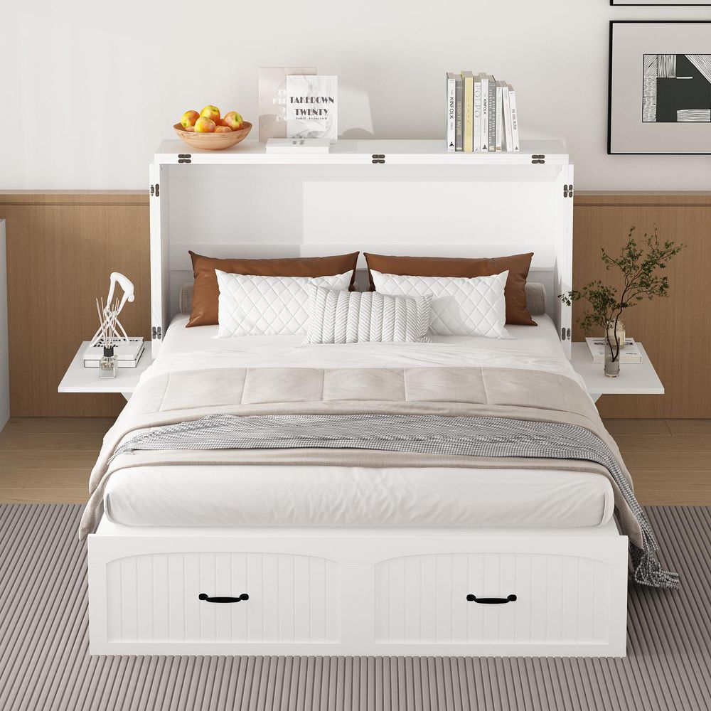 Unlocking Your Bedroom's Potential with a White Full Storage Bed Frame 5