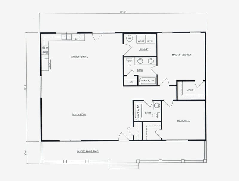 Unpacking the Appeal of a Simple Two Bed Two Bath Home Design 2