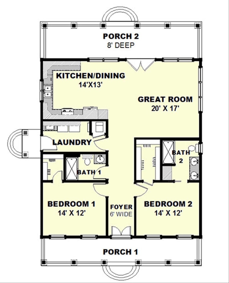 Unpacking the Appeal of a Simple Two Bed Two Bath Home Design 5