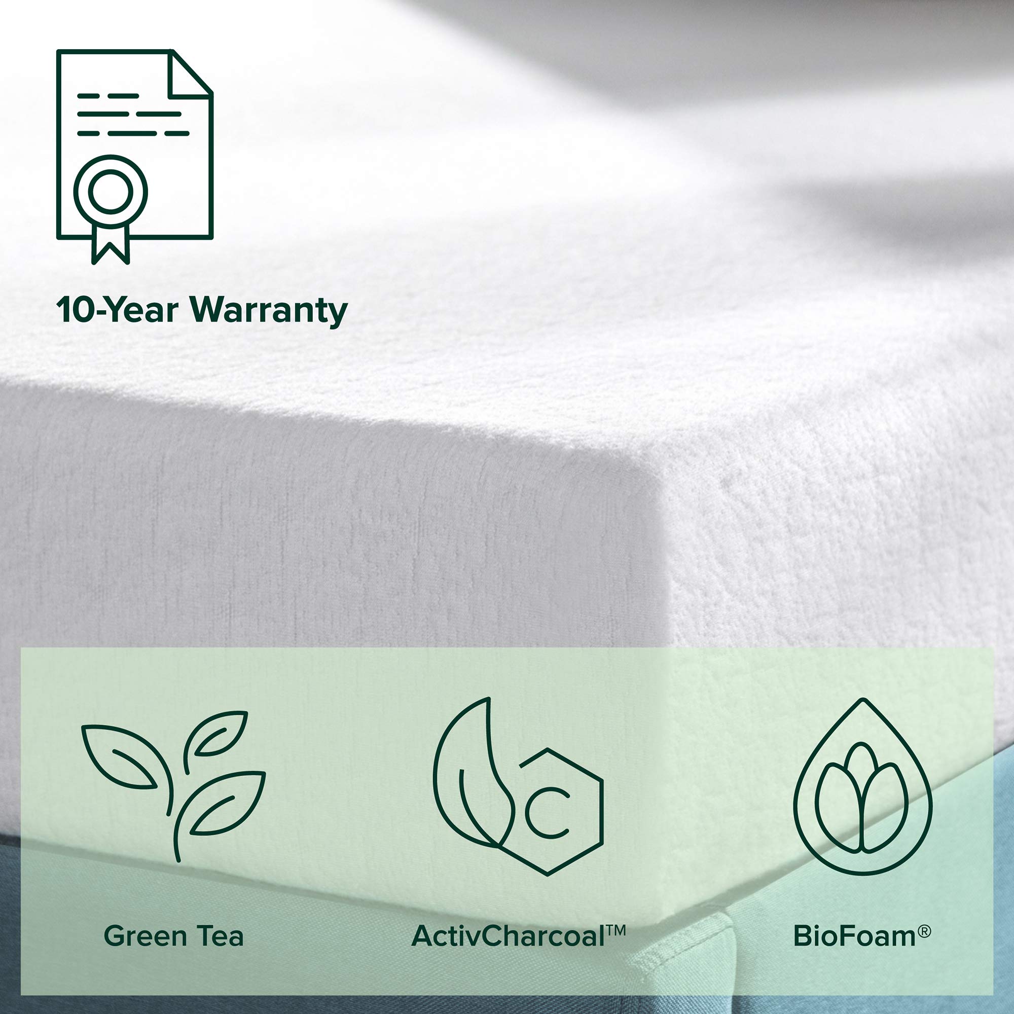 Unpacking the Comfort of a 6-Inch Zinus Green Tea Memory Foam Mattress 5