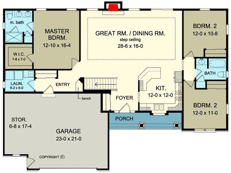 Unpacking the Enduring Appeal of Three-Bedroom Ranch Floor Plans 3