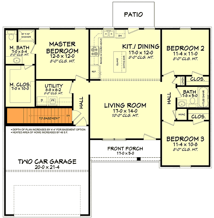 Unpacking the Enduring Appeal of Three-Bedroom Ranch Floor Plans 1