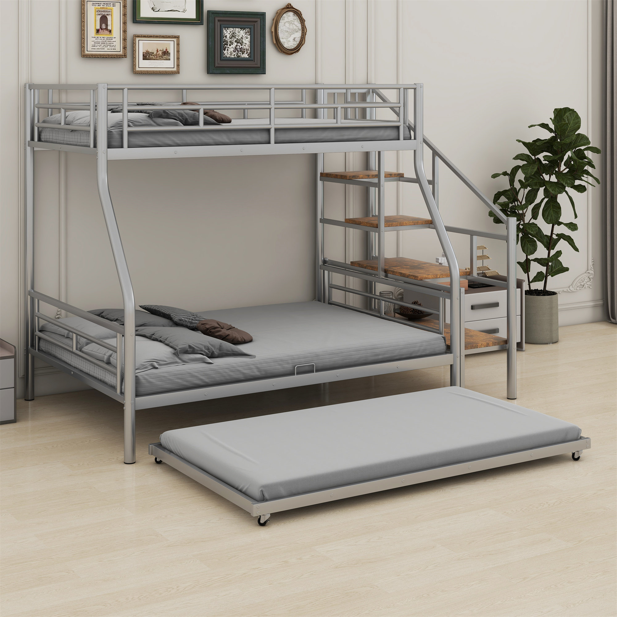 Unpacking the Genius of Staircase Bunk Beds with Trundles for Growing Families 4