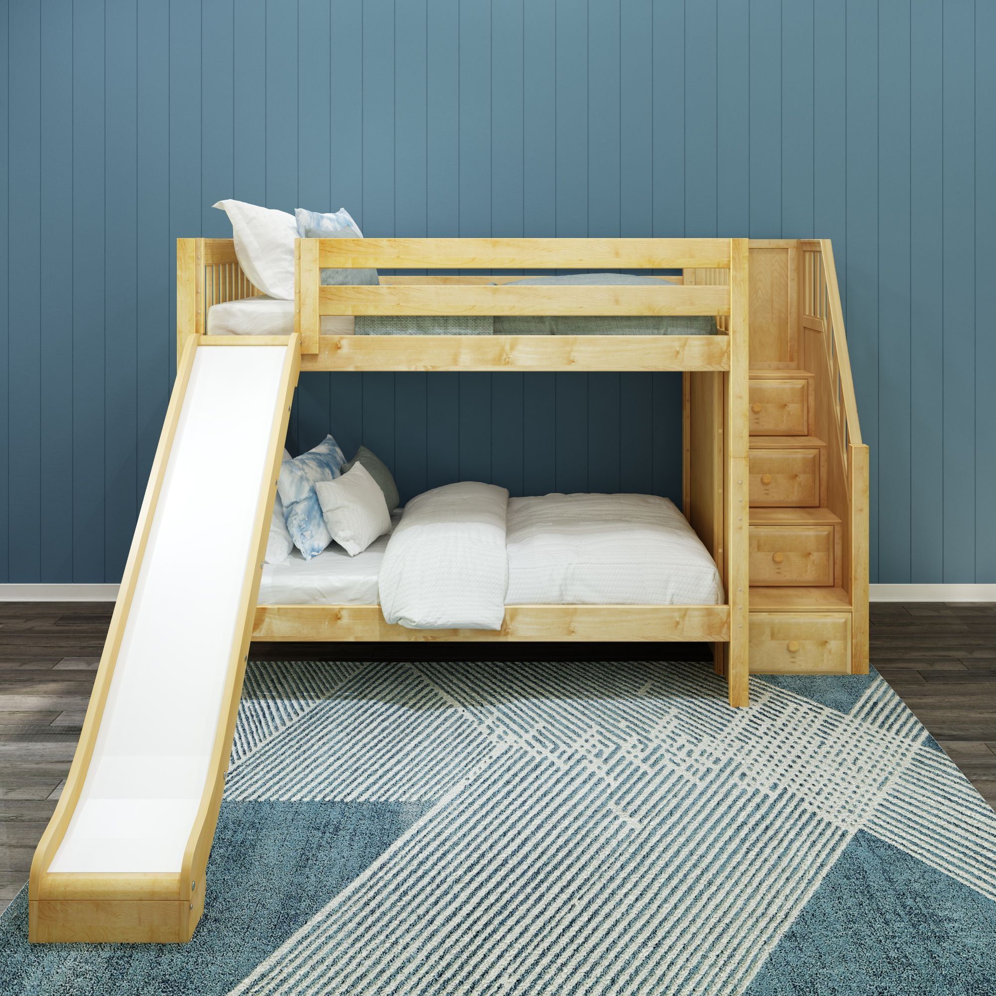 Unpacking the Magic Behind Bunk Beds with Slides and Stairs for Growing Kids 3
