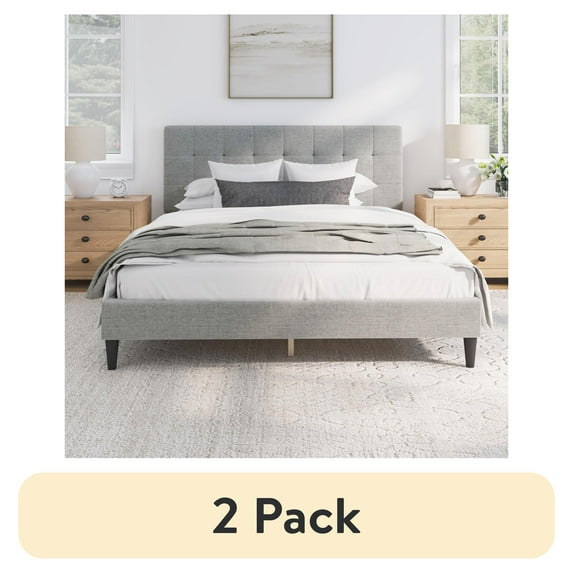 Unpacking the Mainstays Upholstered Platform Bed A Deep Dive for 2