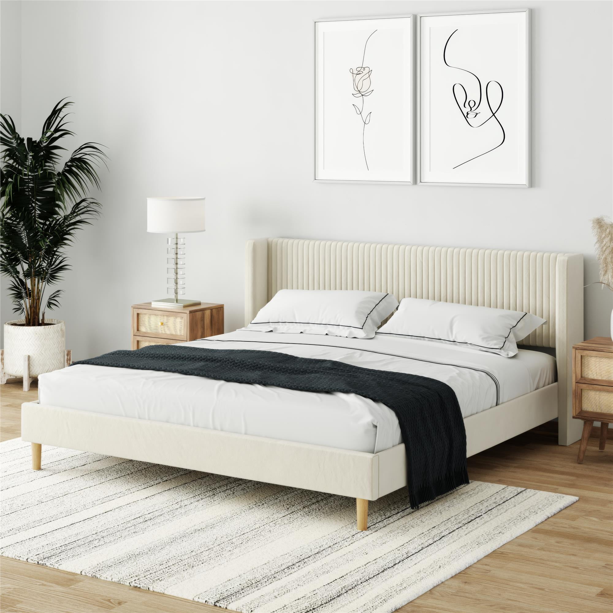 Unpacking the Mainstays Upholstered Platform Bed A Deep Dive for 5