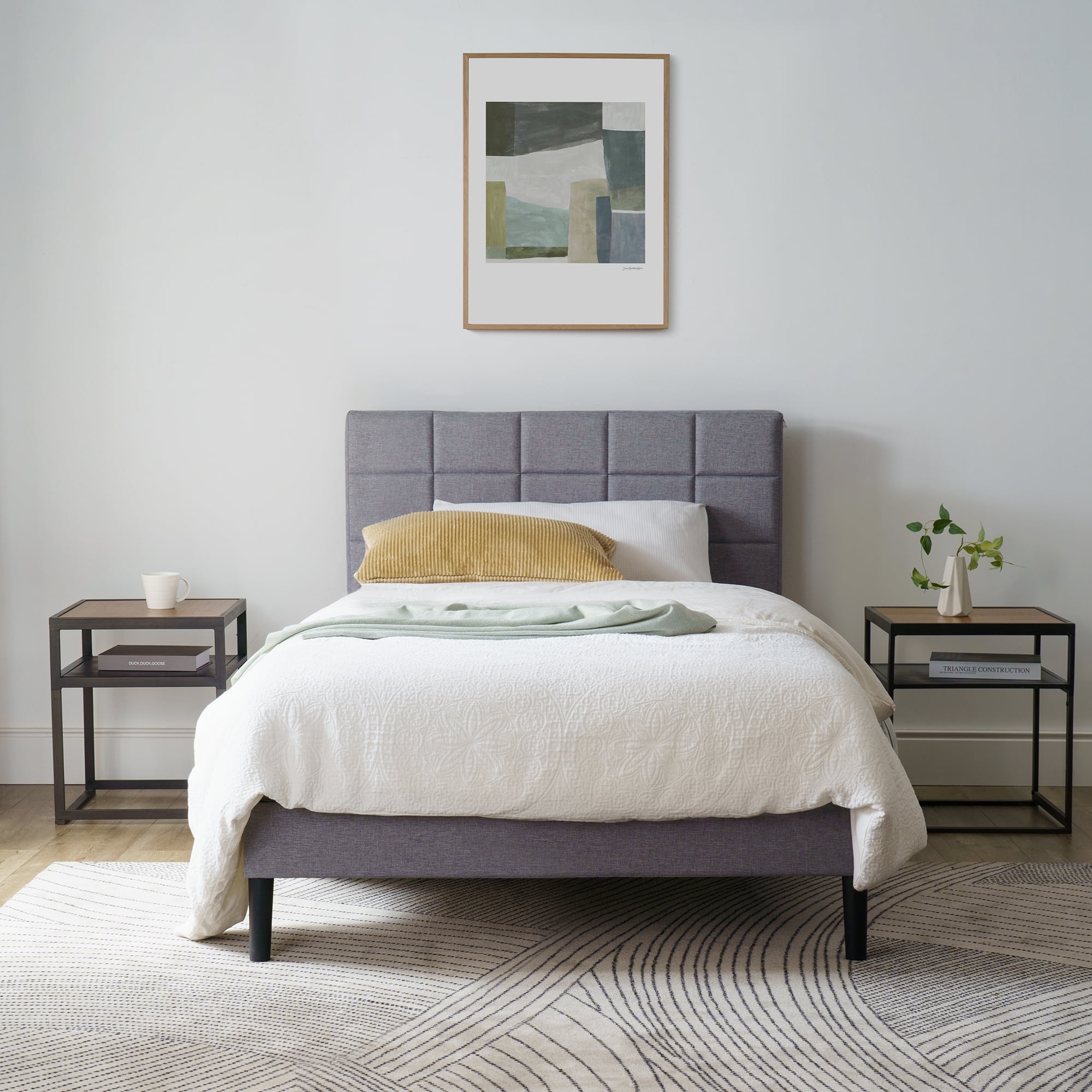 Unpacking the Mainstays Upholstered Platform Bed A Deep Dive for 1