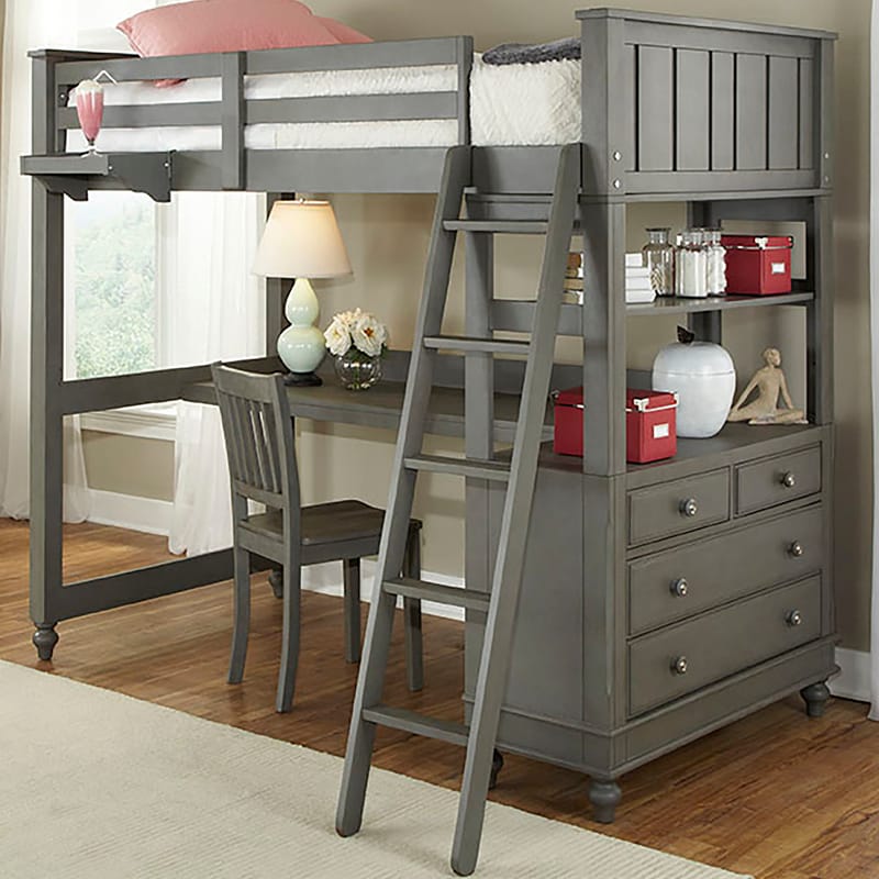 Unpacking Wayfair Bunk Beds with Desks A 4