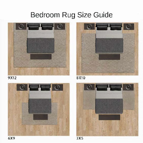 Unveiling the Perfect Rug Size for Your King Bed Layout 1