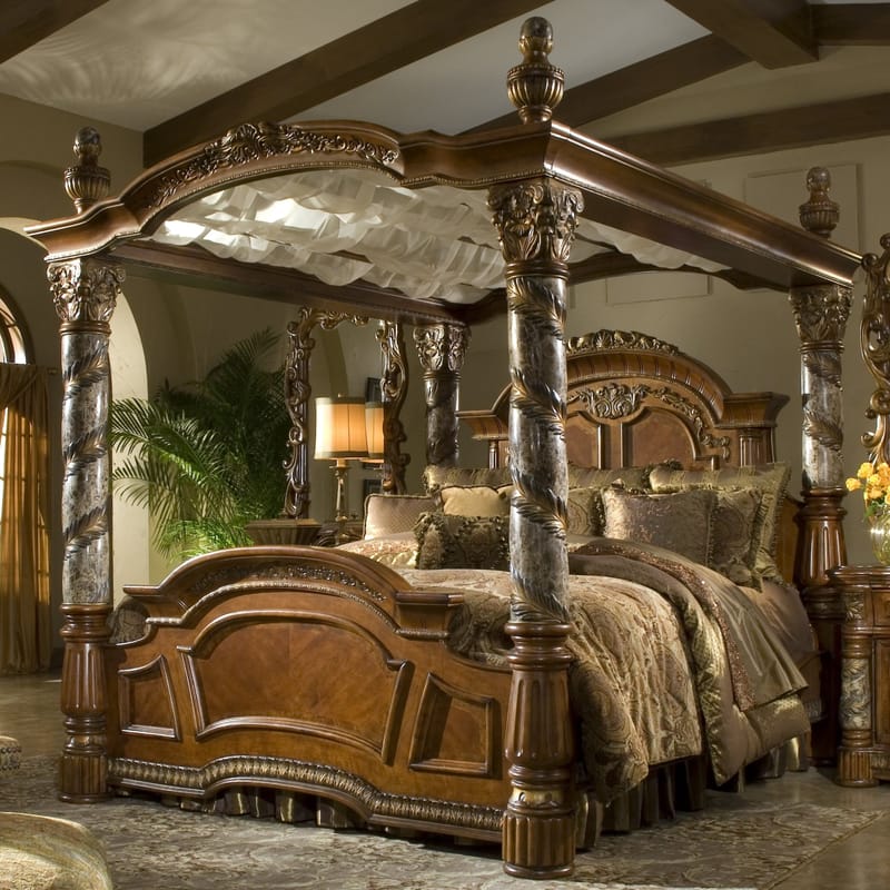 Unveiling the Timeless Allure of the Four Poster King Bed Frame 1