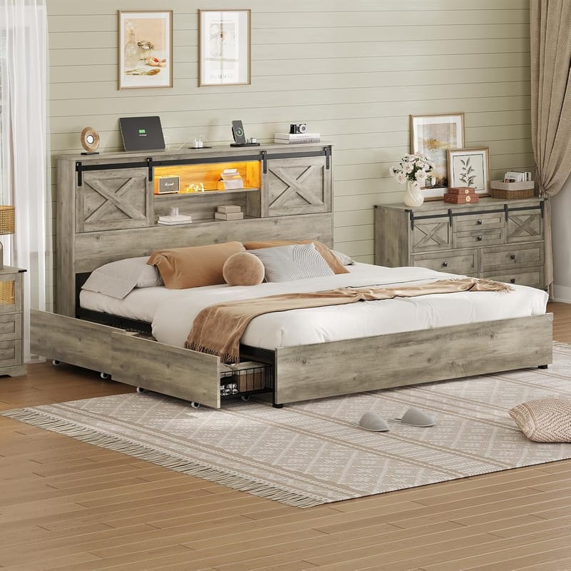 Unveiling the Timeless Comfort of a California King Wood Bed Frame 1