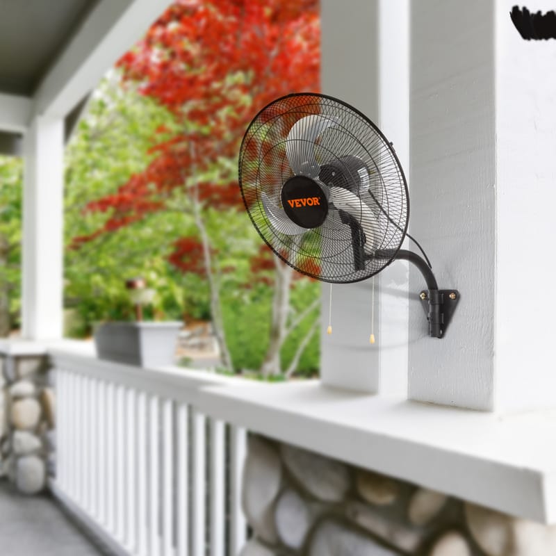 wall mounted oscillating outdoor fan 2