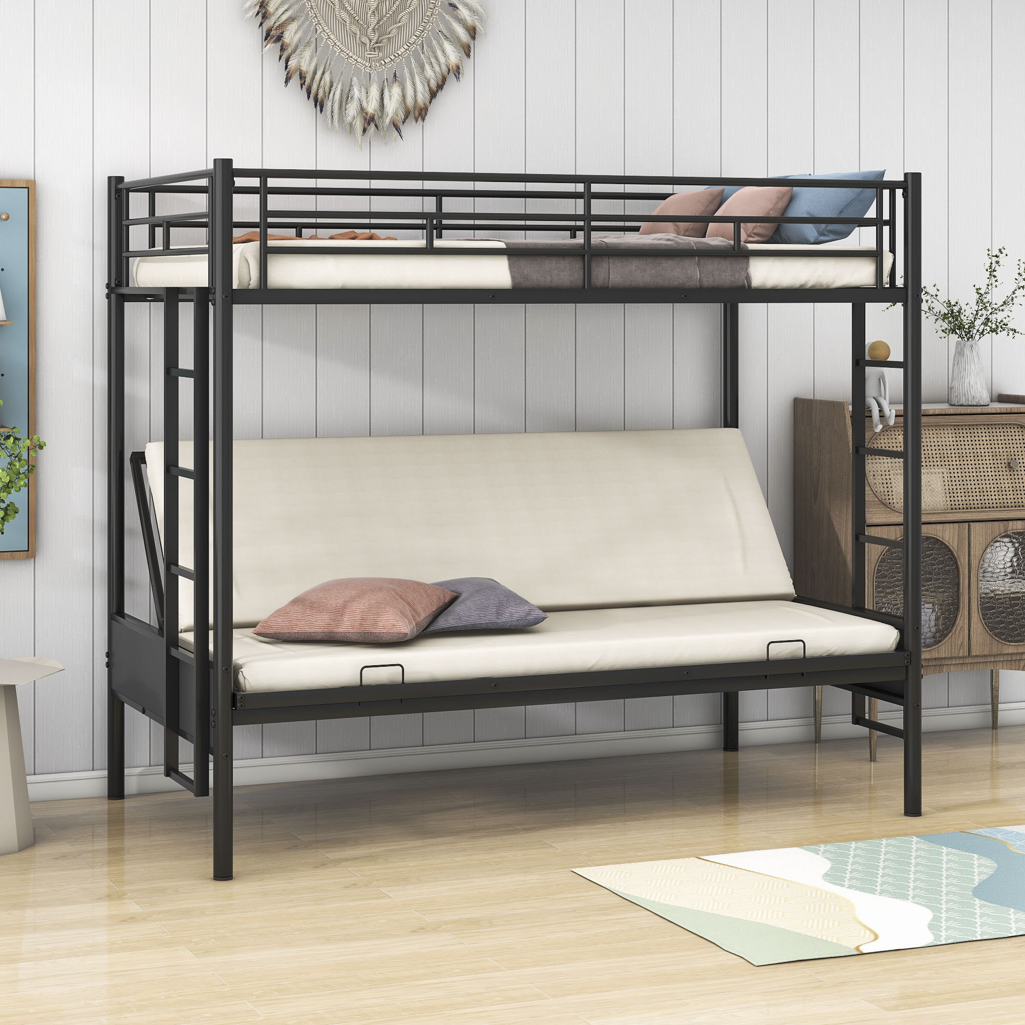 wayfair bunk beds twin over full 5