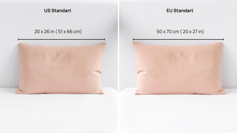 what size is a standard bed pillow 3