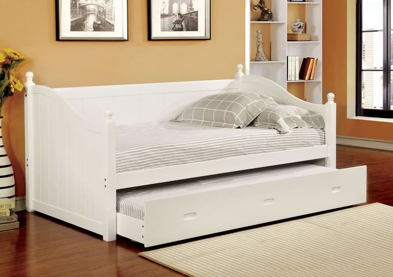 white twin daybed with trundle 1
