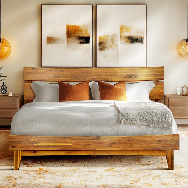 Why a Solid Wood Queen Platform Bed is a Lasting Investment 2