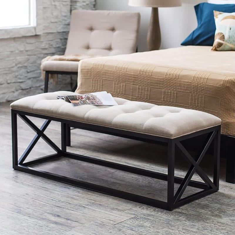 Why the end of bed bench seat remains a top choice for bedroom storage in 2026 4