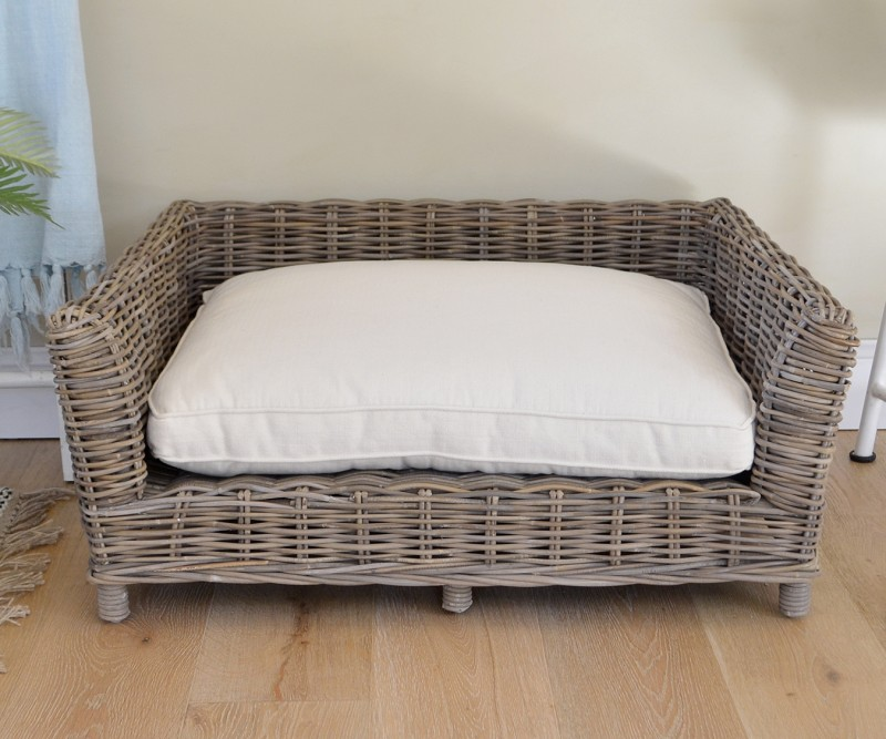 wicker dog beds for large dogs 2