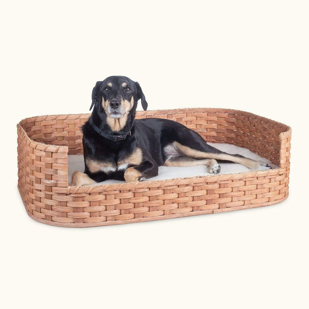 wicker dog beds for large dogs 4