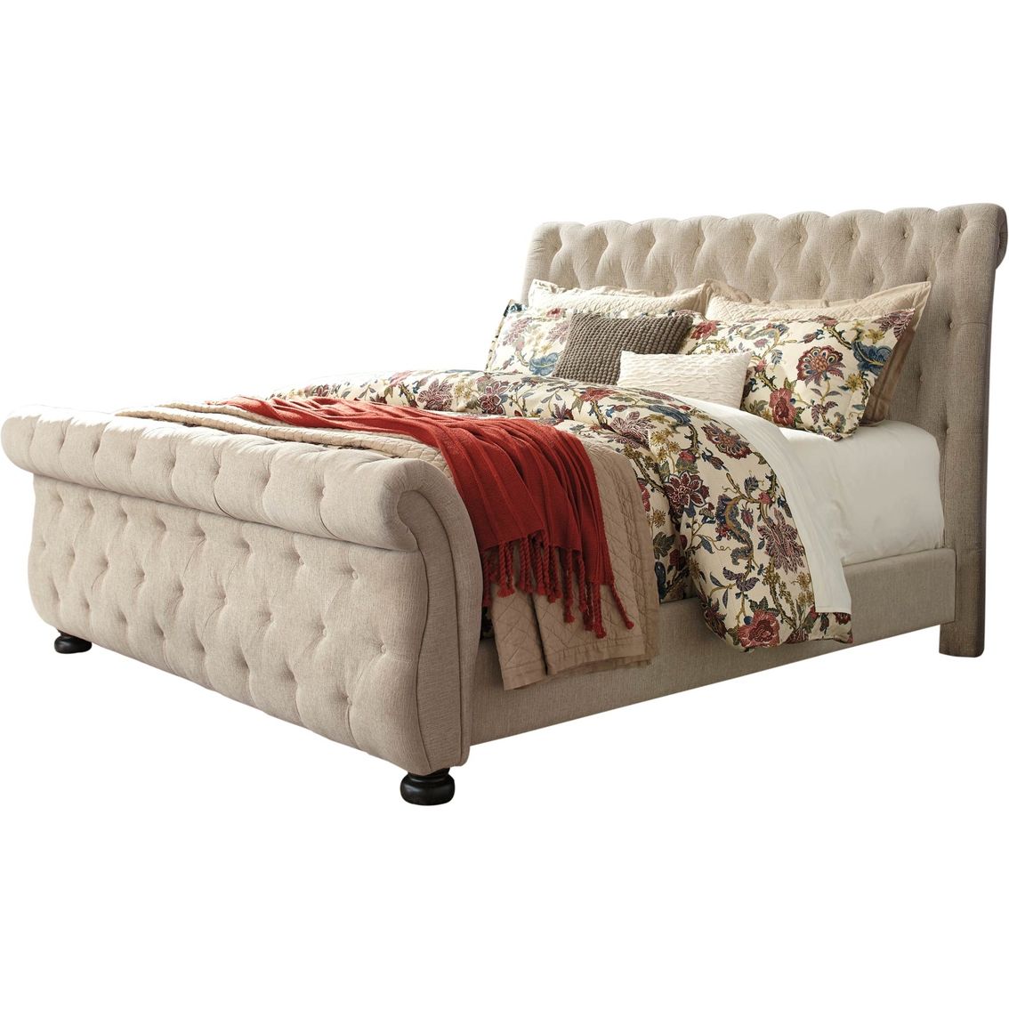 willenburg king upholstered sleigh bed 3