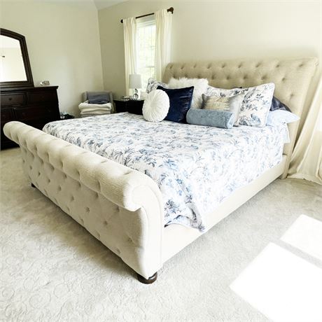 willenburg king upholstered sleigh bed 4