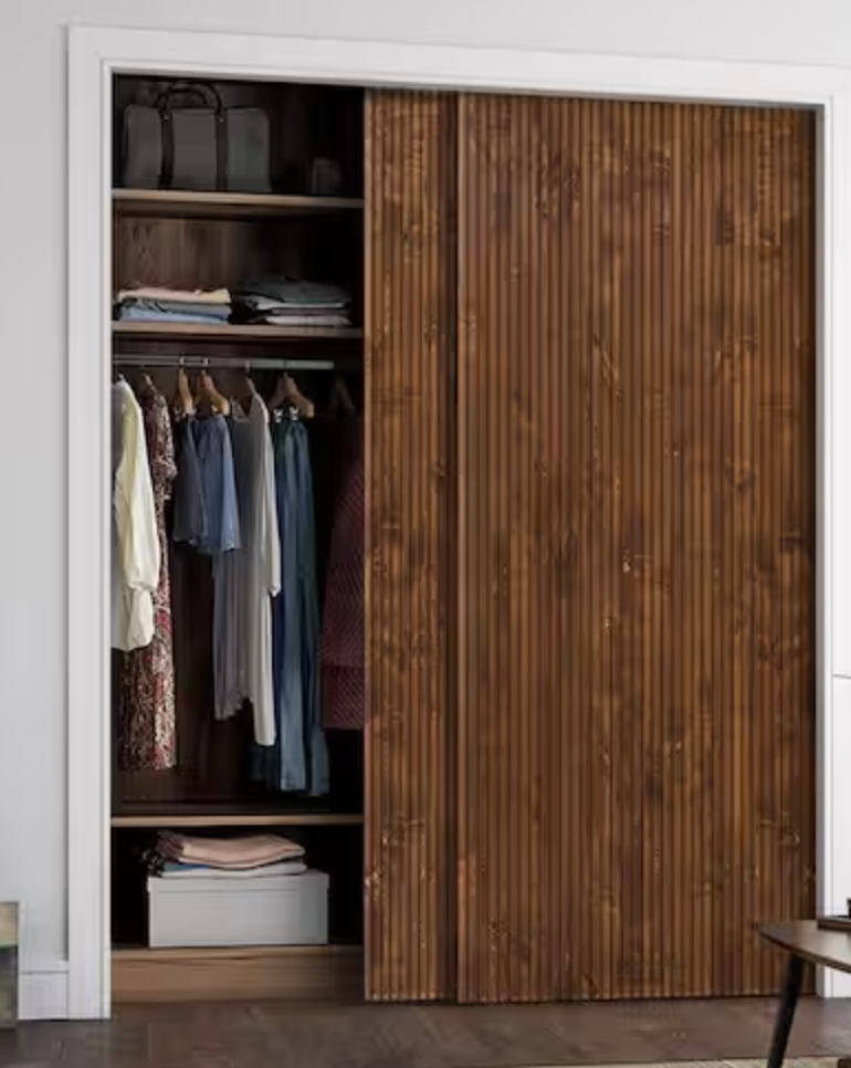wood sliding closet doors for bedrooms 2