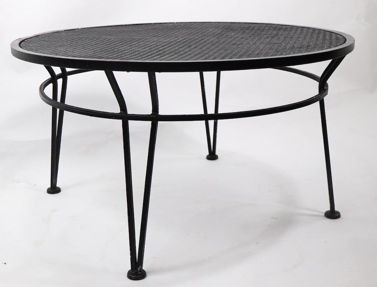 wrought iron patio coffee table 2