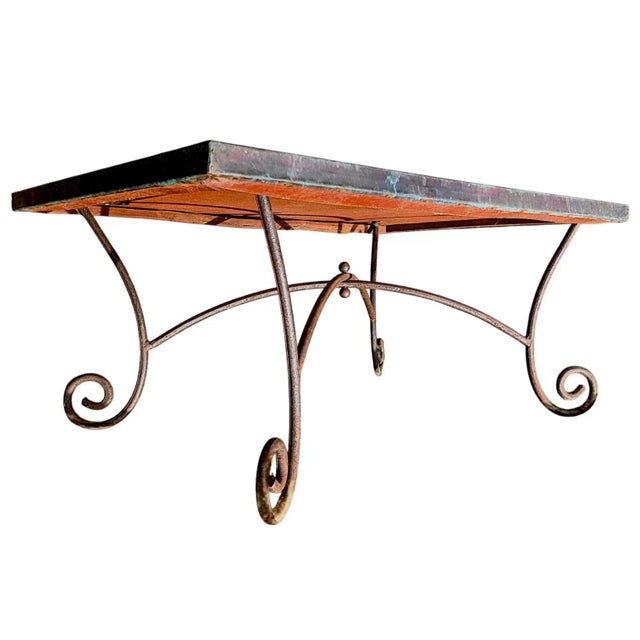 wrought iron patio coffee table 5