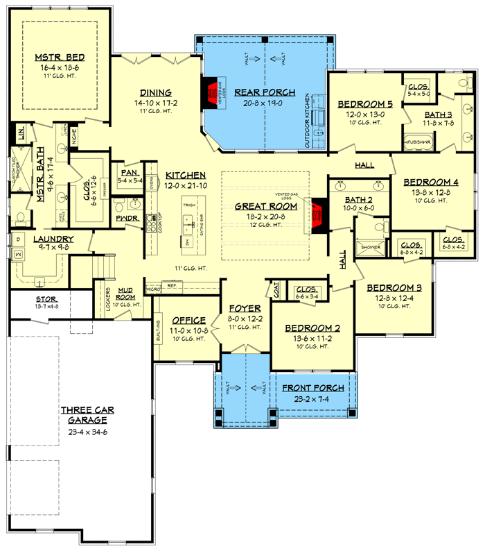 Your Guide to Selecting the Ideal 5 Bedroom Ranch House Plan 2