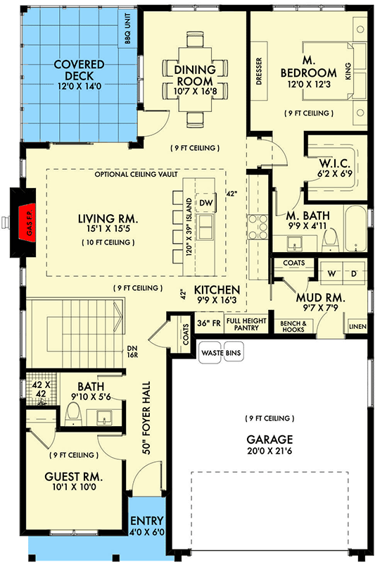 Your Guide to Selecting the Ideal 5 Bedroom Ranch House Plan 5