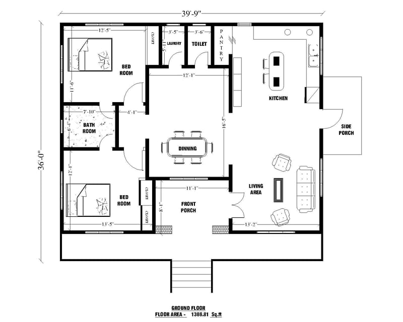 Designing Your Ideal Compact Home A Look at 2 Bed 1 Bath 5