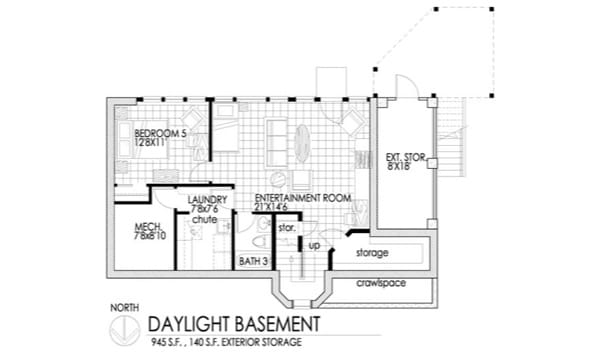 house plans with a daylight basement 4