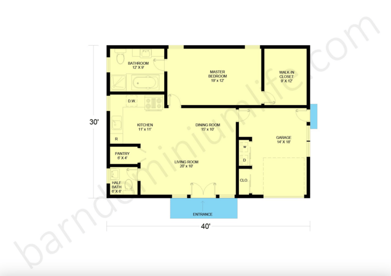 1200 sq ft floor plans 3