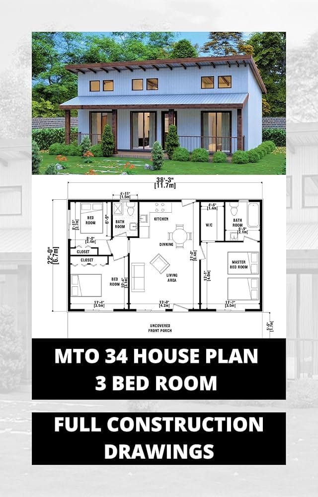 3 bedroom 3 bath house plans 3