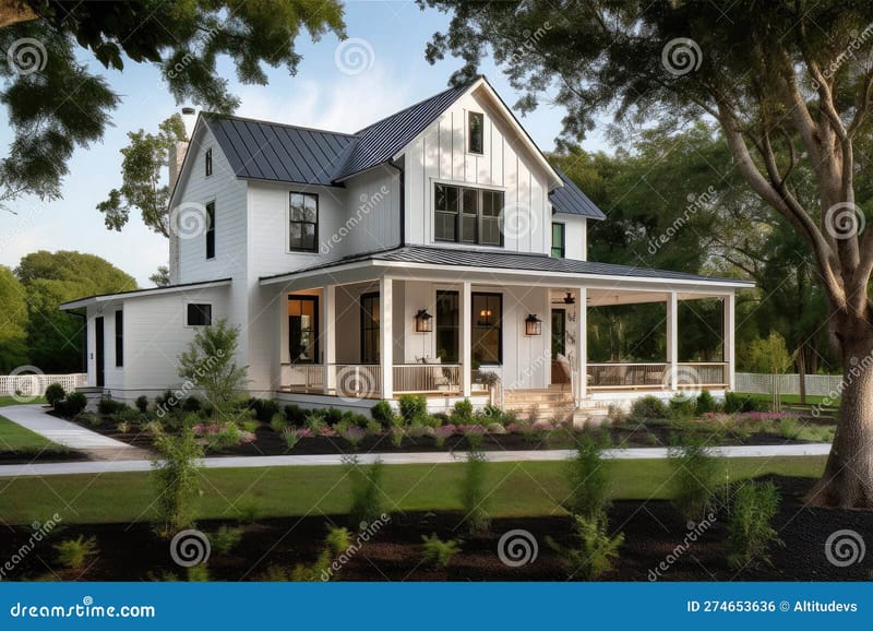 farm house with wrap around porch 5