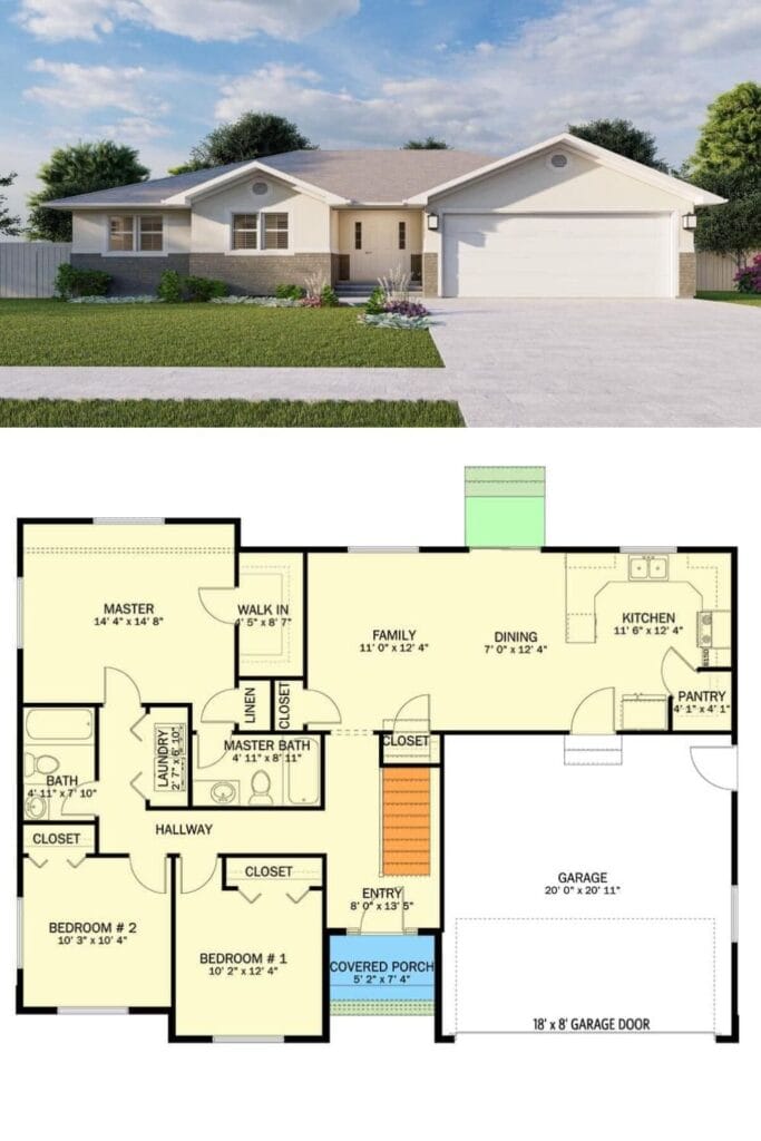 5 bedroom floor plans 1 story 5