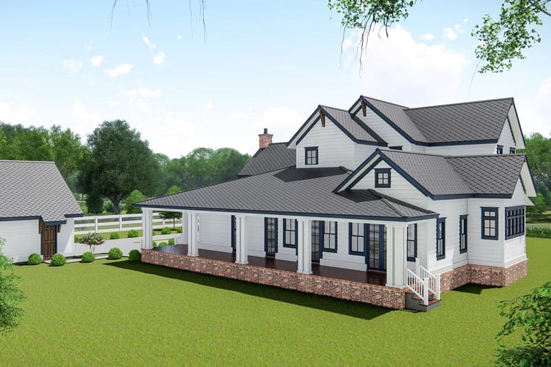 farmhouse plans with wrap around porches 4