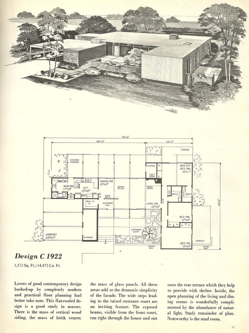 Key Elements That Define a Classic Mid Century Modern Floor Plan 3