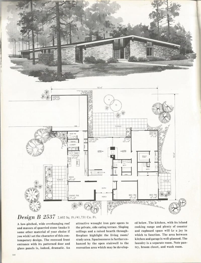 Key Elements That Define a Classic Mid Century Modern Floor Plan 4